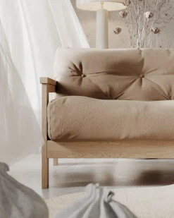 Divano letto in legno massello Kolari