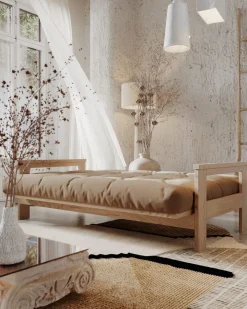 Divano letto in legno massello Kolari