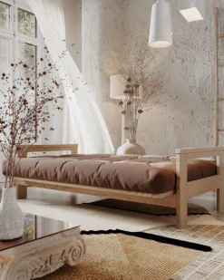 Divano letto in legno massello Kolari