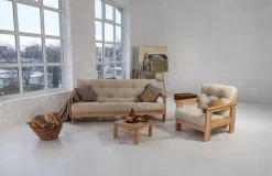 Divano letto in legno massello Kolari