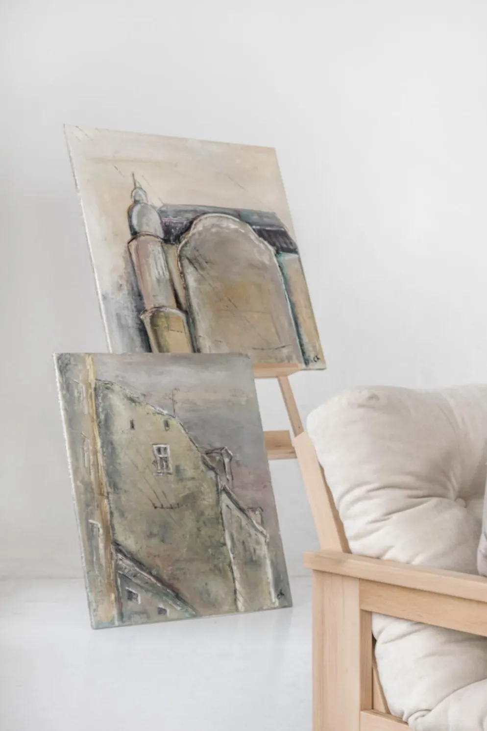 Divano letto in legno massello Kolari