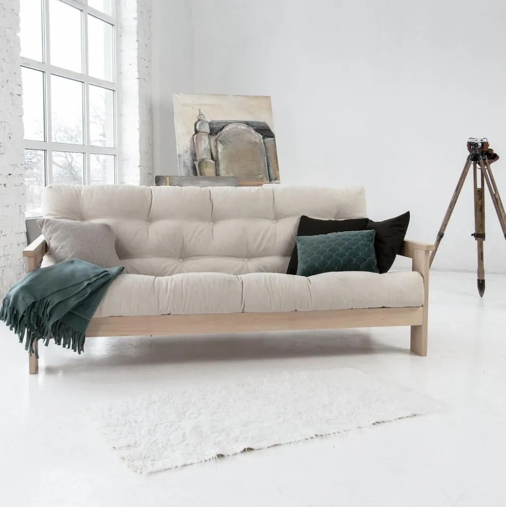 Divano letto in legno massello Kolari