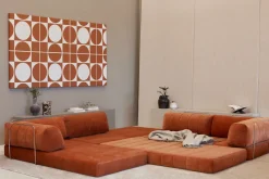 Divano letto matrimoniale angolare Cozypad C16