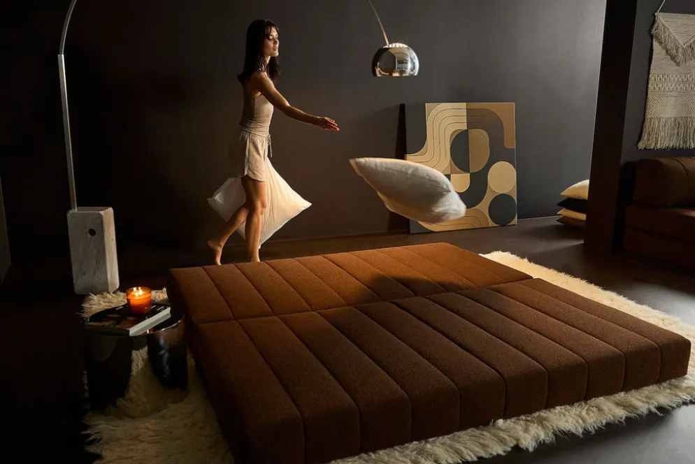 Divano letto matrimoniale Cozypad C02