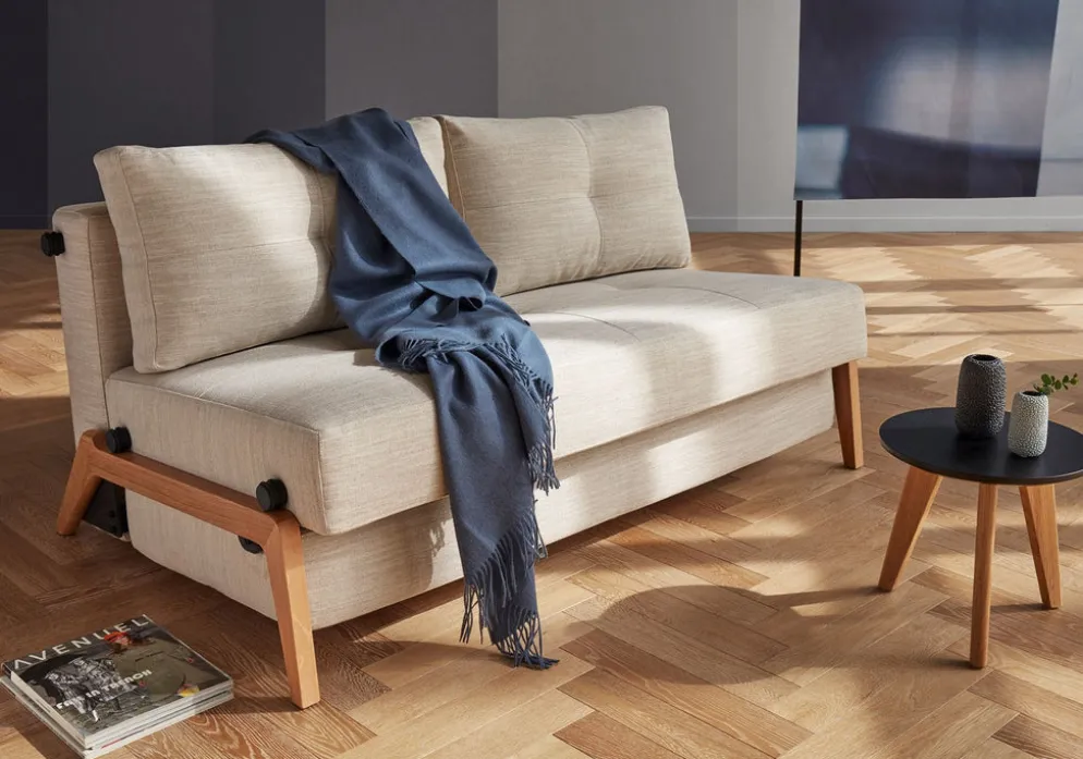 Divano letto matrimoniale convertibile Cubed 160