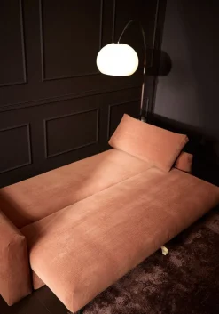 Divano letto matrimoniale con braccioli Cone