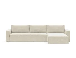Divano letto matrimoniale con penisola Newilla Lounger