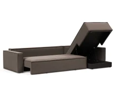 Divano letto matrimoniale con penisola Newilla Lounger