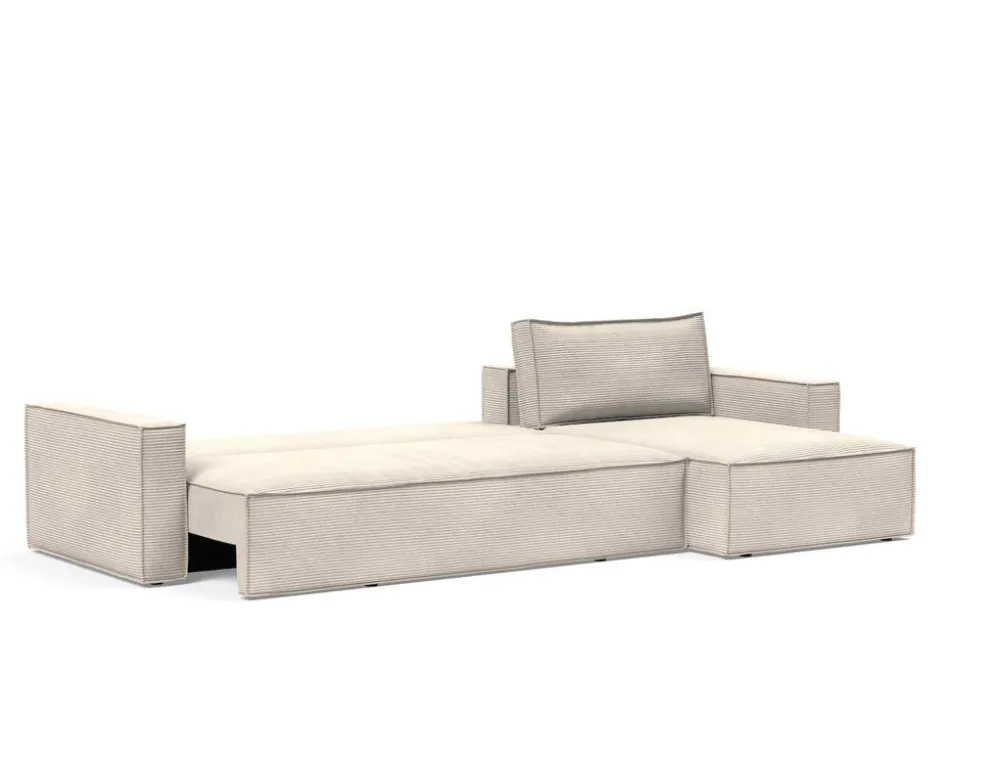 Divano letto matrimoniale con penisola Newilla Lounger