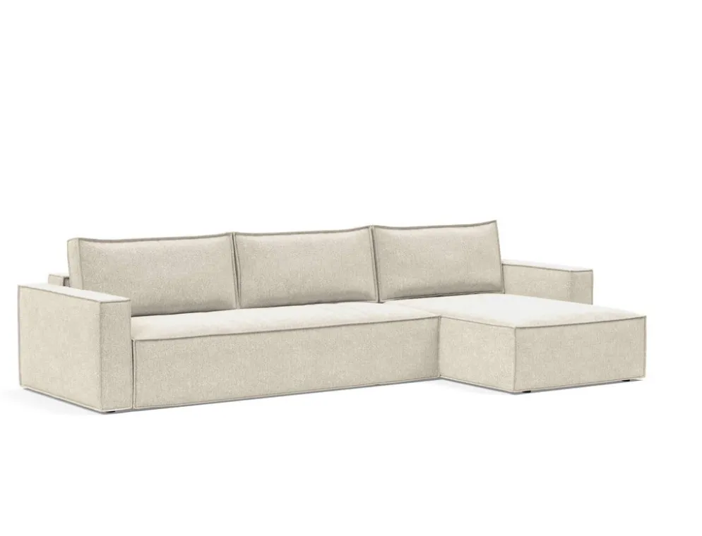 Divano letto matrimoniale con penisola Newilla Lounger