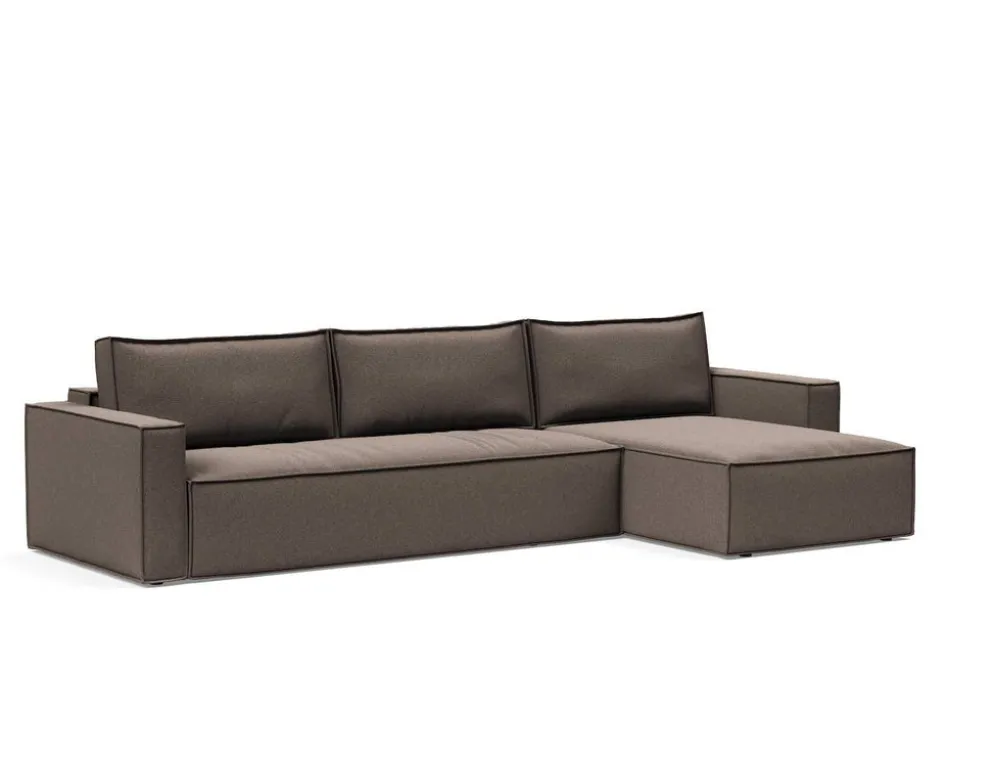 Divano letto matrimoniale con penisola Newilla Lounger