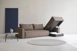 Divano letto matrimoniale con penisola Newilla Lounger