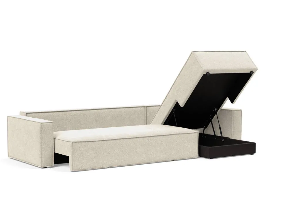 Divano letto matrimoniale con penisola Newilla Lounger