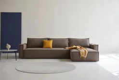 Divano letto matrimoniale con penisola Newilla Lounger