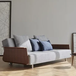 Divano letto matrimoniale con braccioli Longhorn