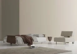 Divano letto matrimoniale con braccioli Longhorn