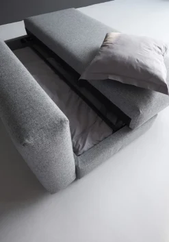 Divano letto matrimoniale con contenitore Osvald
