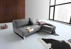 Divano letto matrimoniale in tessuto Supremax Deluxe
