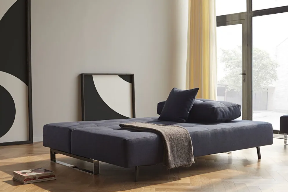 Divano letto matrimoniale in tessuto Supremax Deluxe