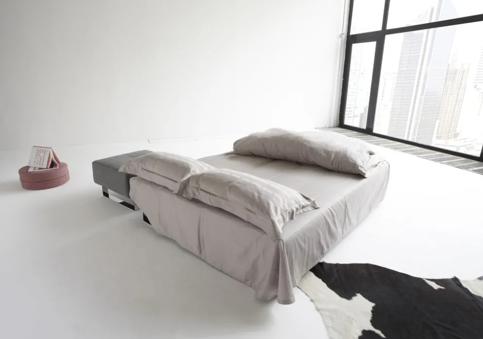 Divano letto matrimoniale in tessuto Supremax Deluxe