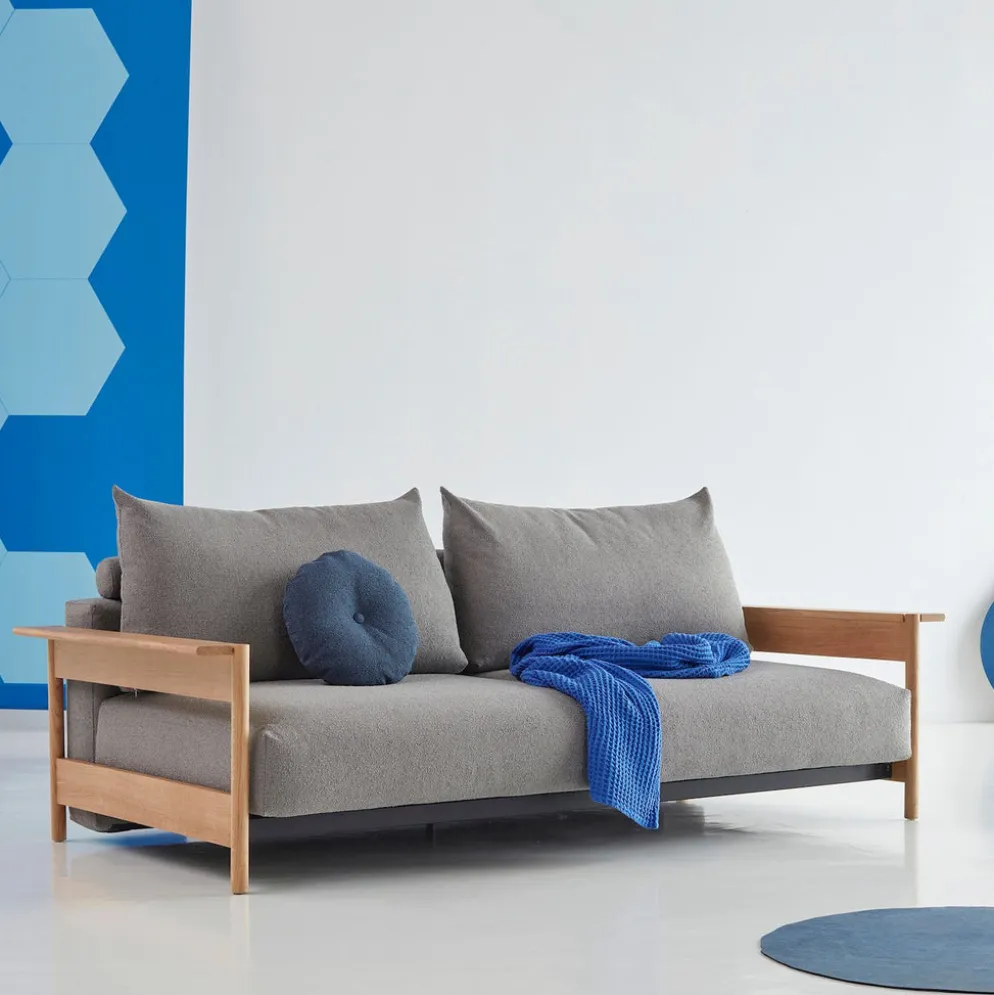 Divano letto matrimoniale Malloy Wood