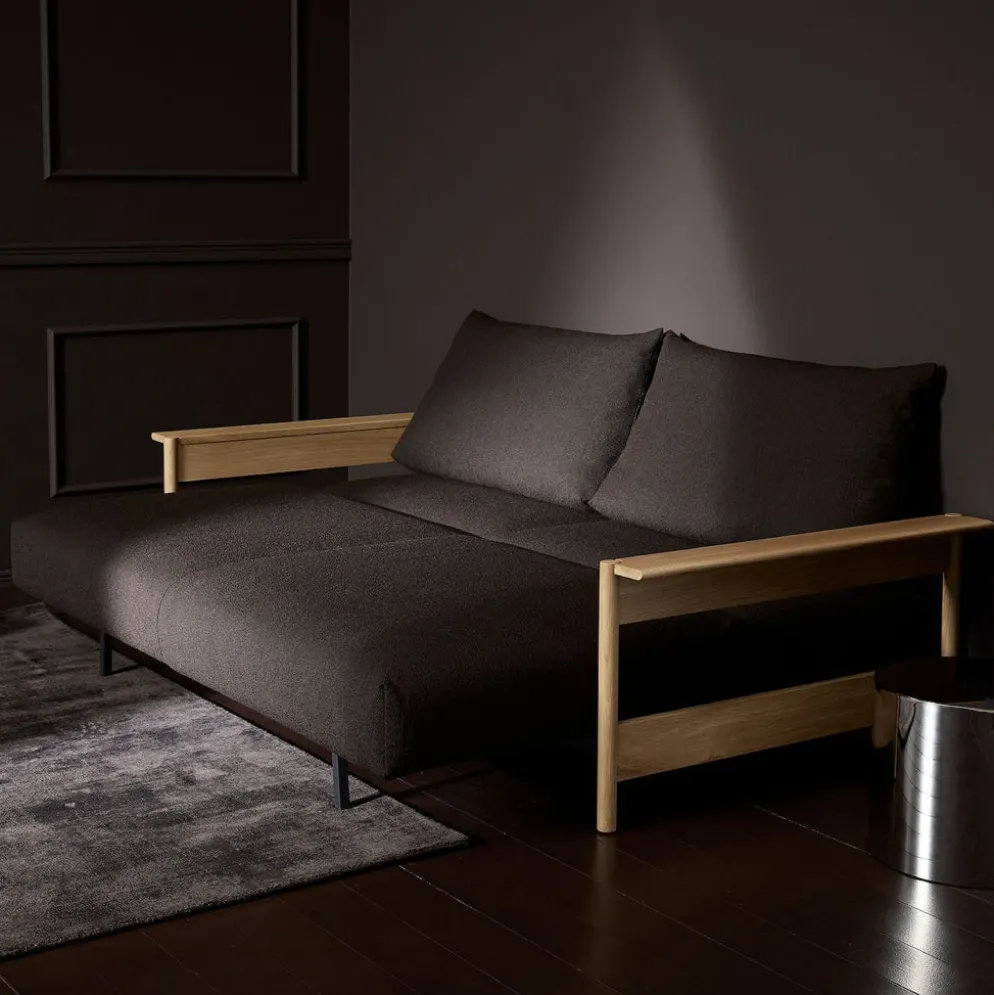 Divano letto matrimoniale Malloy Wood