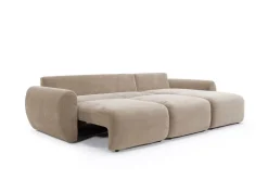Divano letto matrimoniale Norum Curve Chaise