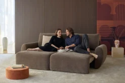 Divano letto matrimoniale Norum Curve