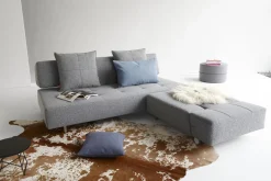 Divano letto matrimoniale su ruote 210 cm Longhorn