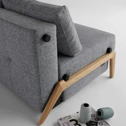 Divano letto matrimoniale trasformabile 140 cm Cubed