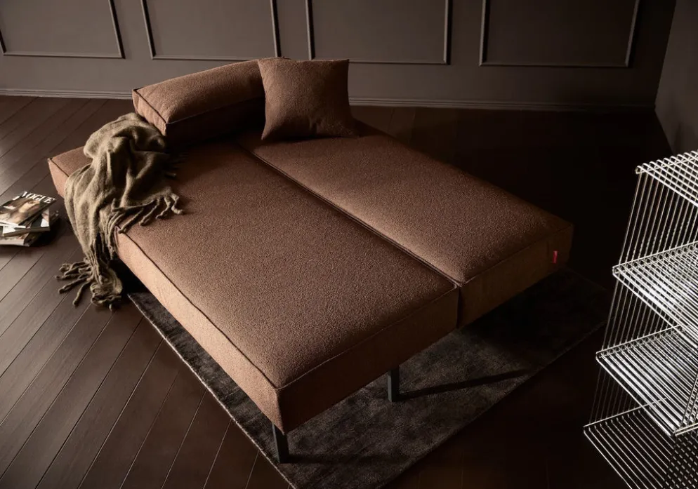 Divano letto uso quotidiano Sly materasso a molle