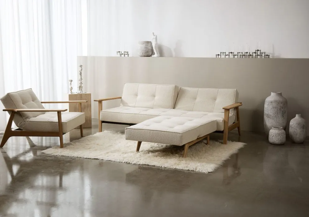 Divano letto uso quotidiano SplitBack Frej