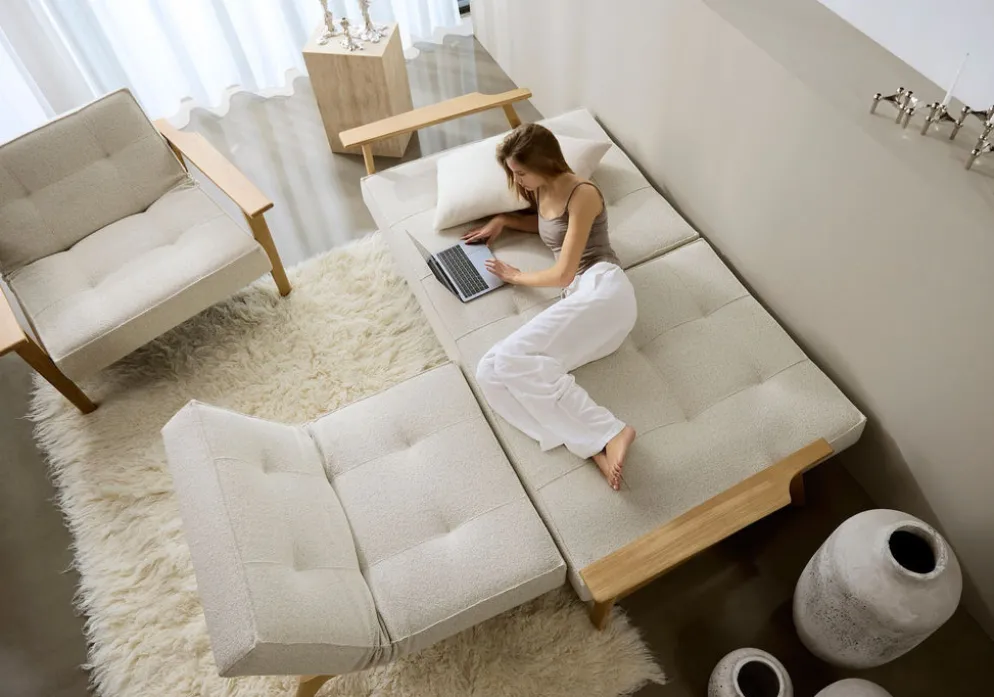 Divano letto uso quotidiano SplitBack Frej