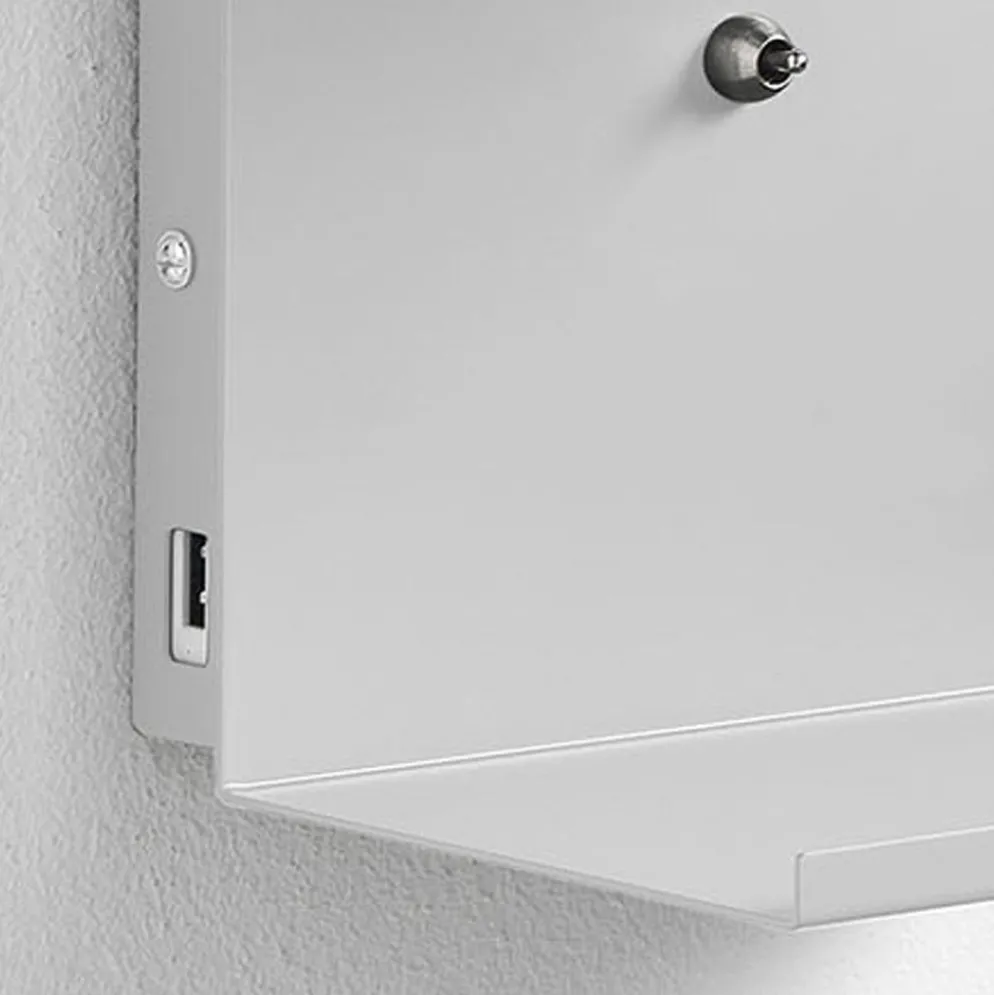 Lampada da parete con mensola Linkin White