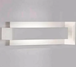 Lampada da parete in acciaio Tao