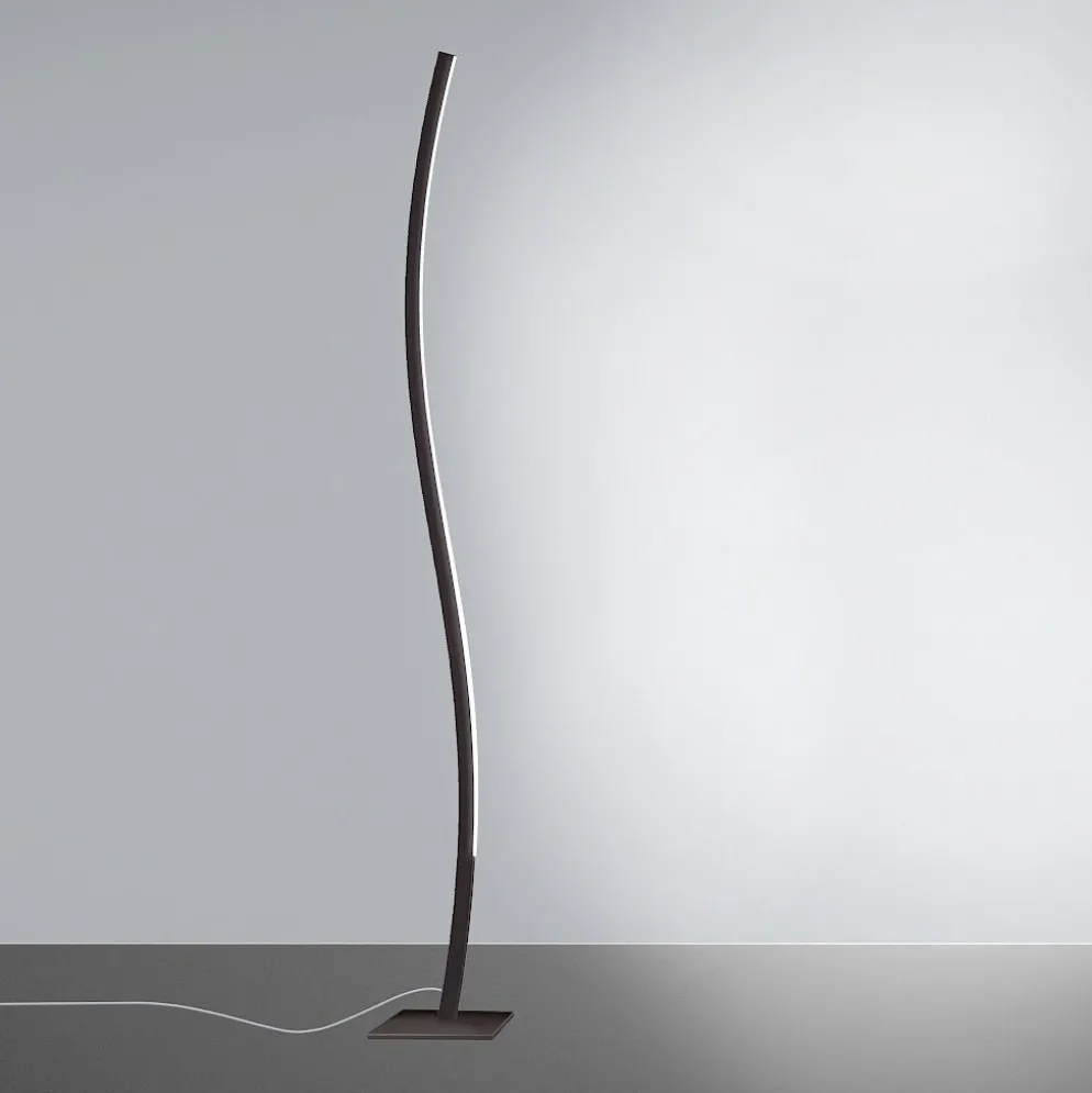 Lampada da terra a LED Curve