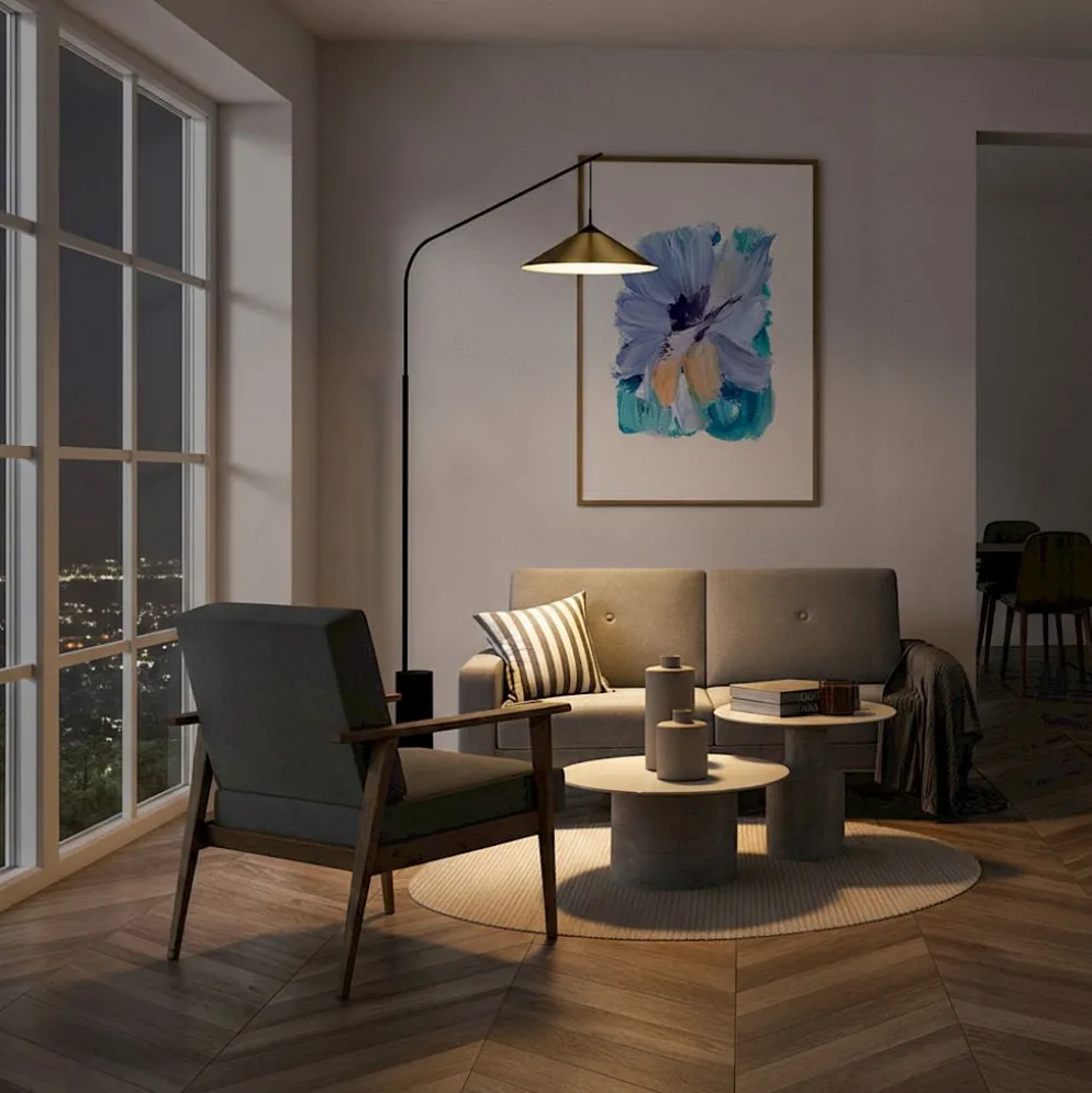 Lampada da terra design Lambda A