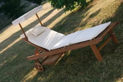 Lettino prendisole da giardino TeakOnMe