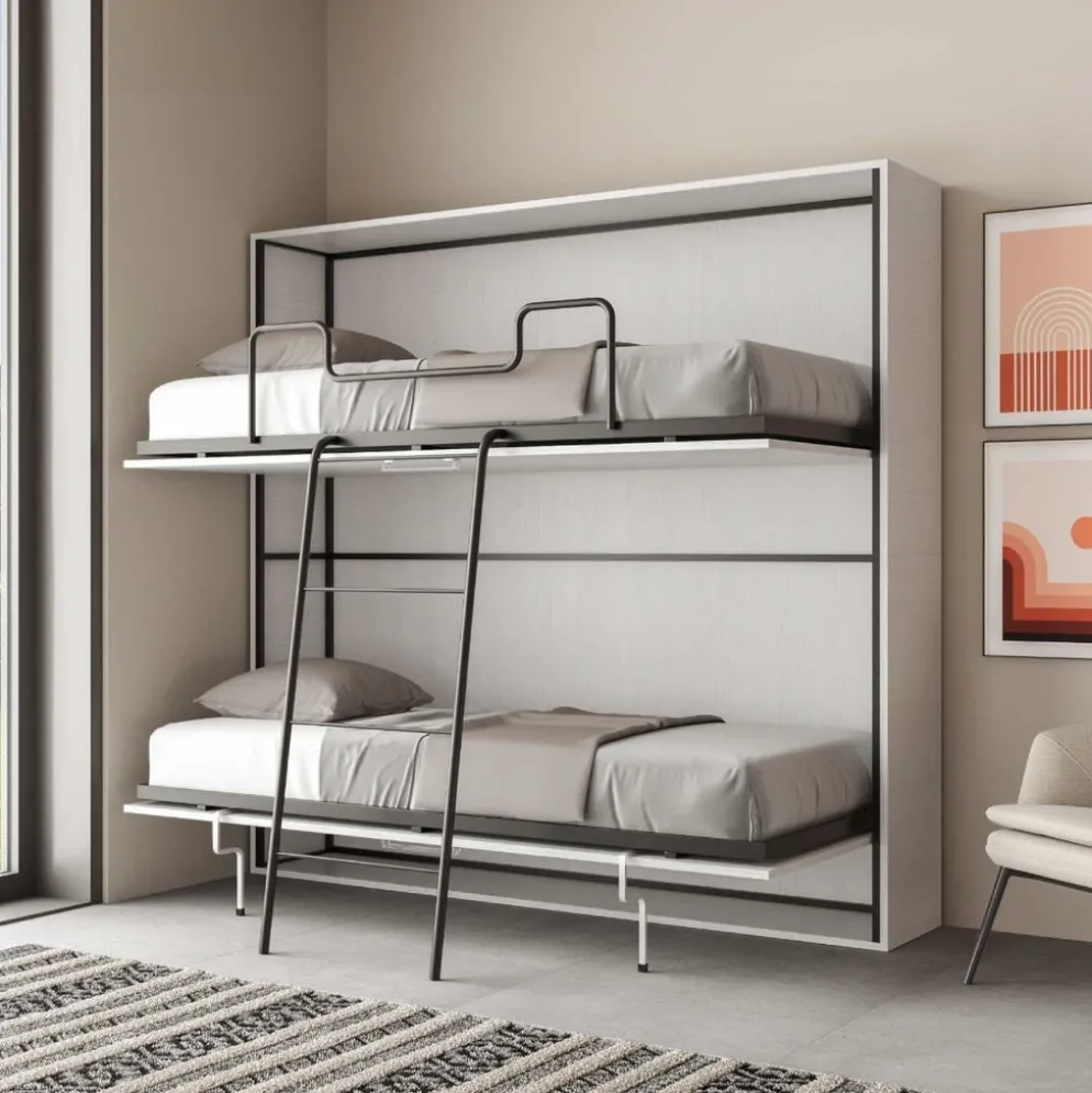 Letto a castello a scomparsa Auda