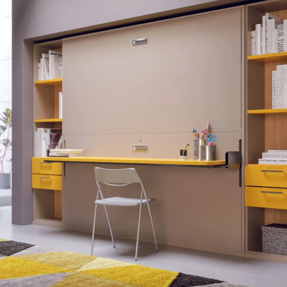 Letto a castello a scomparsa design moderno Express