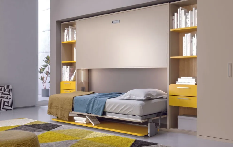 Letto a castello a scomparsa design moderno Express