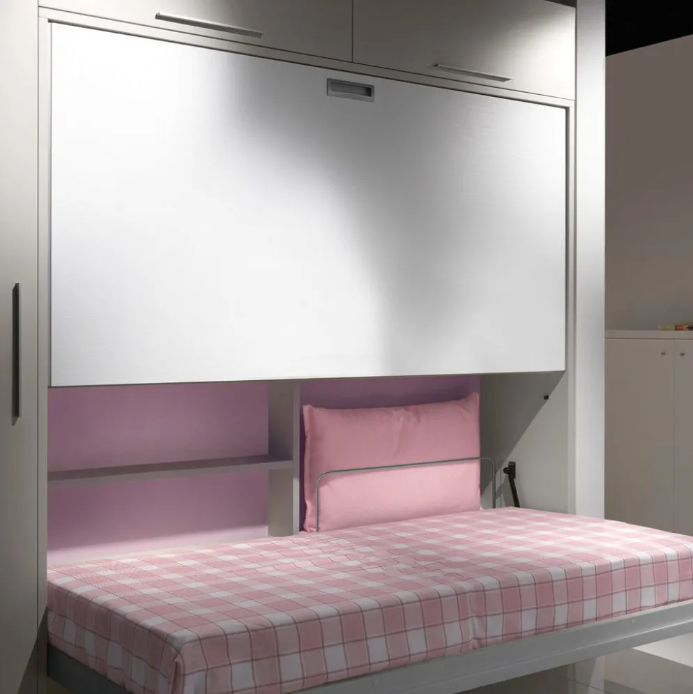 Letto a castello a scomparsa due letti indipendenti Duetto