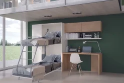 Letto a castello a scomparsa Rapido