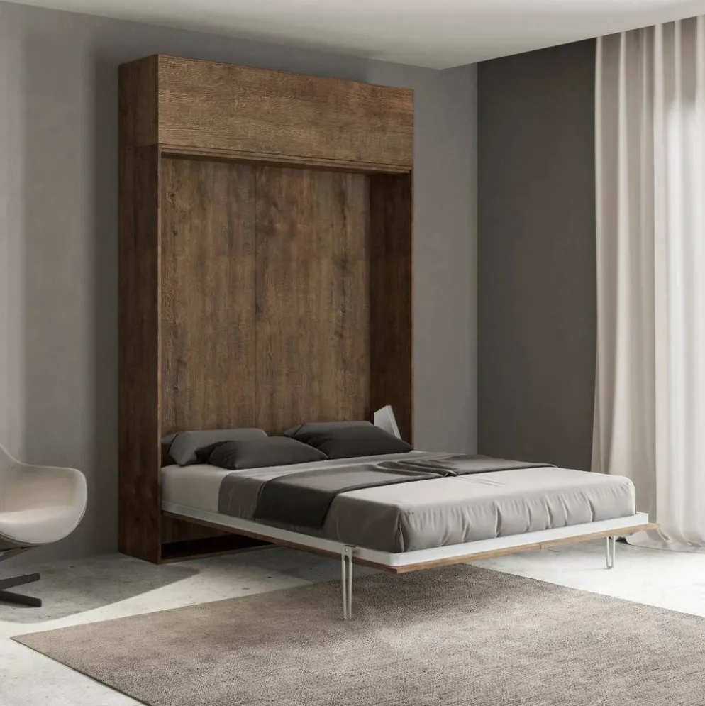 Letto a scomparsa alla francese con pensile Lexton