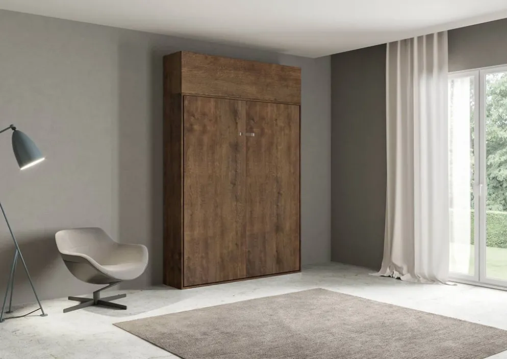 Letto a scomparsa alla francese con pensile Lexton