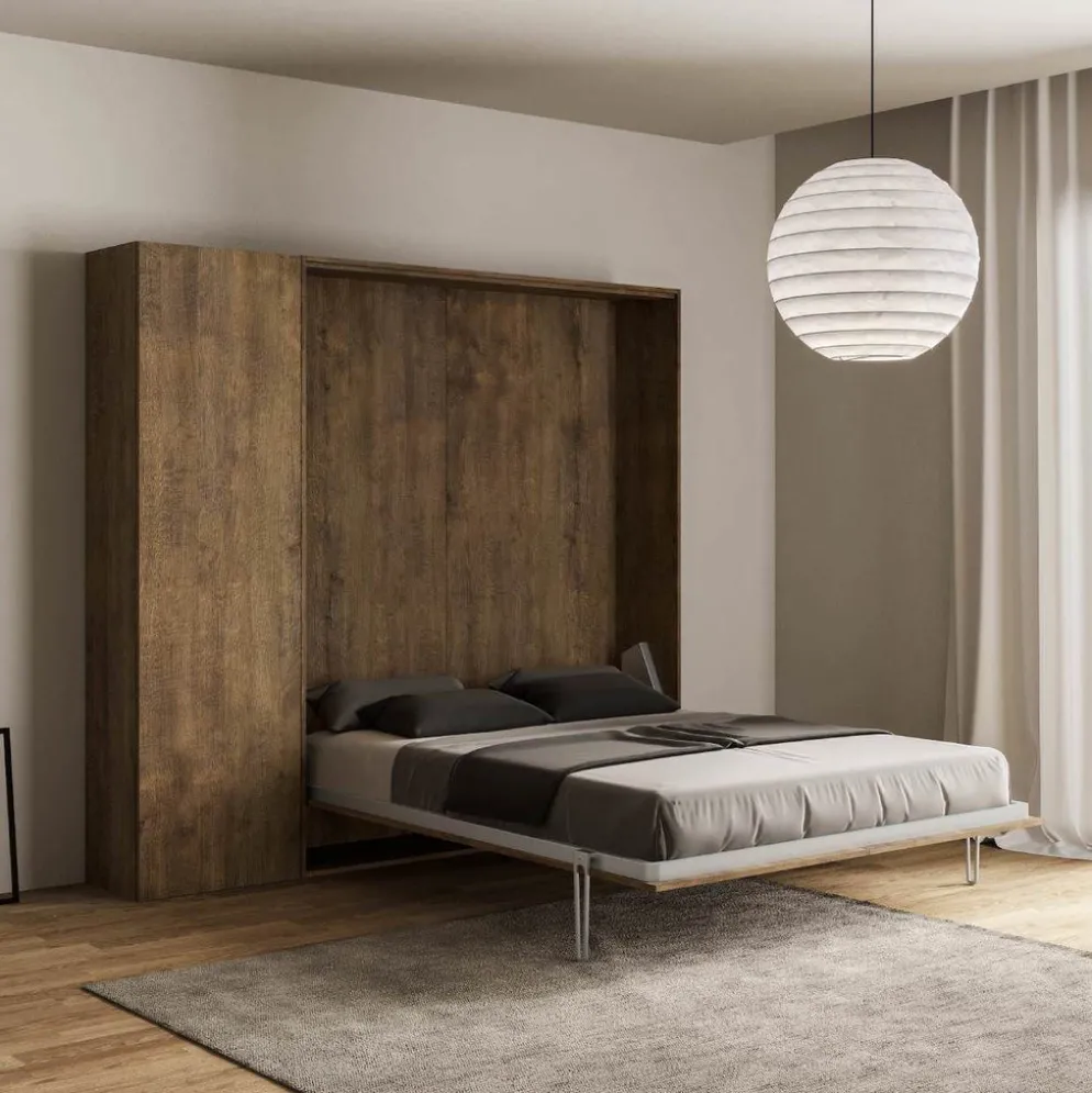 Letto a scomparsa alla francese con colonna Lexton