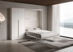 Letto a scomparsa con armadio 2 ante Capital