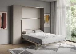 Letto a scomparsa con armadio 1 anta Capital
