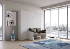 Letto a scomparsa con divano alla francese con colonna Lexton