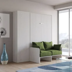 Letto a scomparsa con divano alla francese con colonna Lexton